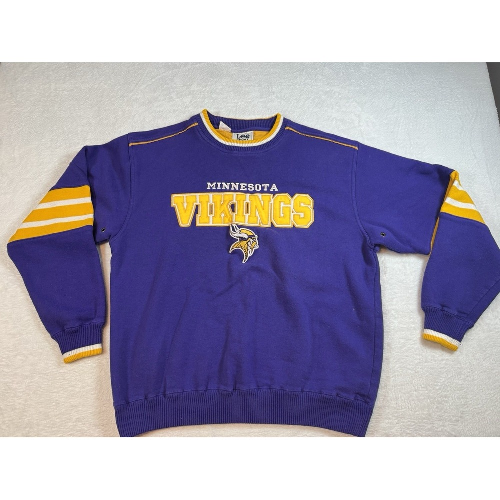 Minnesota Vikings Sweater Vintage Size Medium Stitched Logo‎ NFL Football